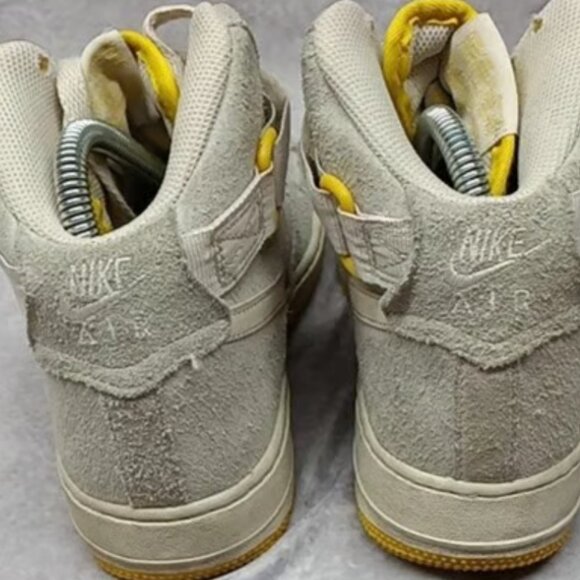 Nike Air Force 1 High Desert Sand Varsity Maize 6.5 Y - Picture 6 of 7